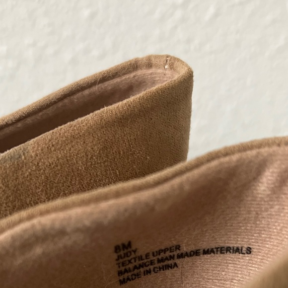 Self Esteem Footwear brown suede pointed toe flats w bow Worn a few times size 8 - Picture 4 of 6